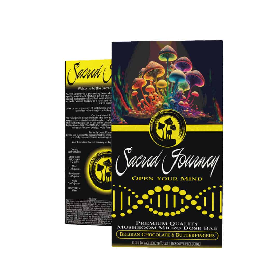 Sacred Journey Mushroom Chocolate Bar